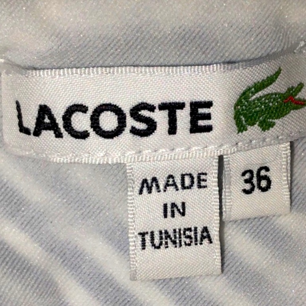 Nautical Striped String Bikini Top By Lacoste - image 3